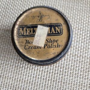 MELTONIAN Shoe Cream Polish Tin Navy Blue